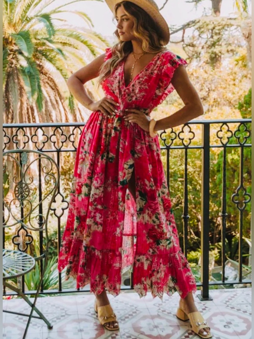 HEMANT & NANDITA Tula Long Dress